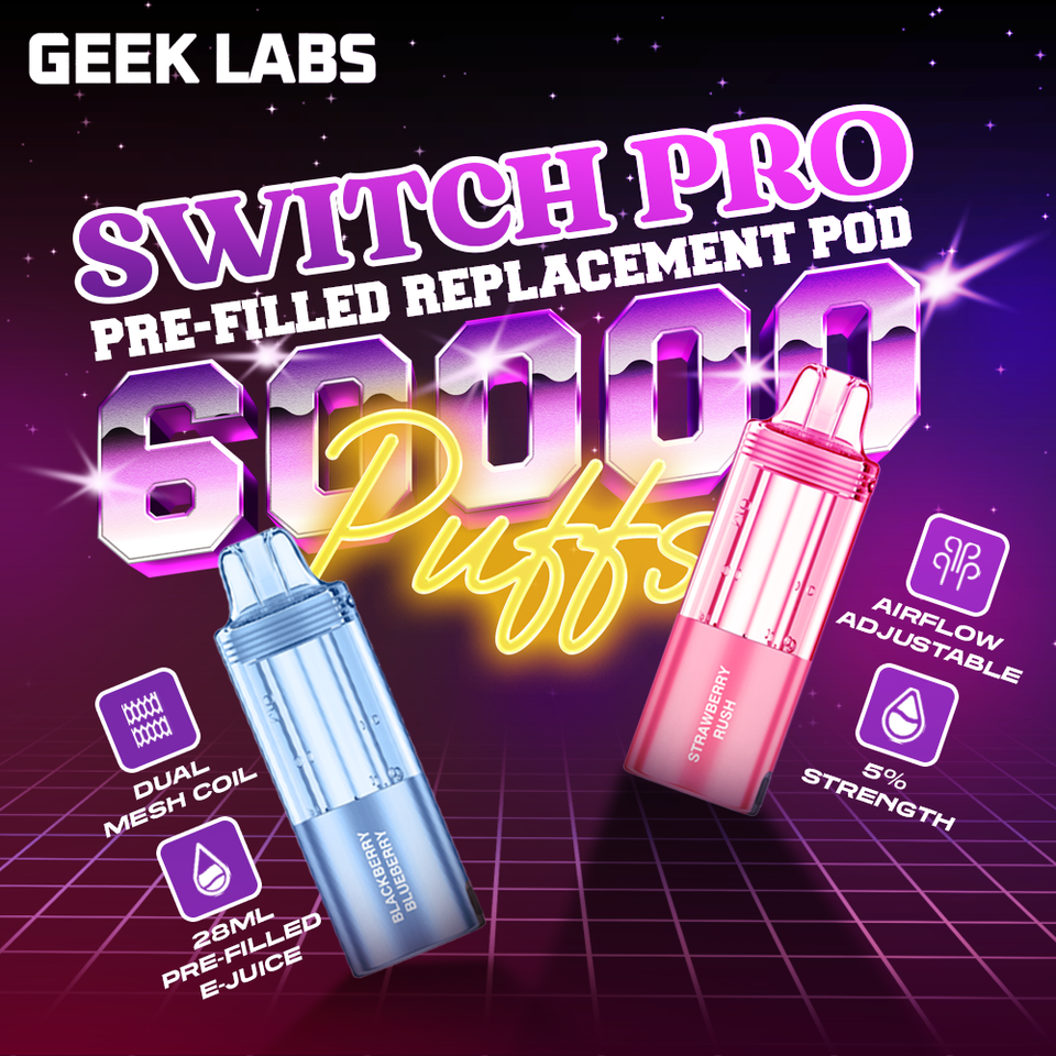 Geek Labs Switch Pro 60K Puffs Pre-filled Replacement Pod