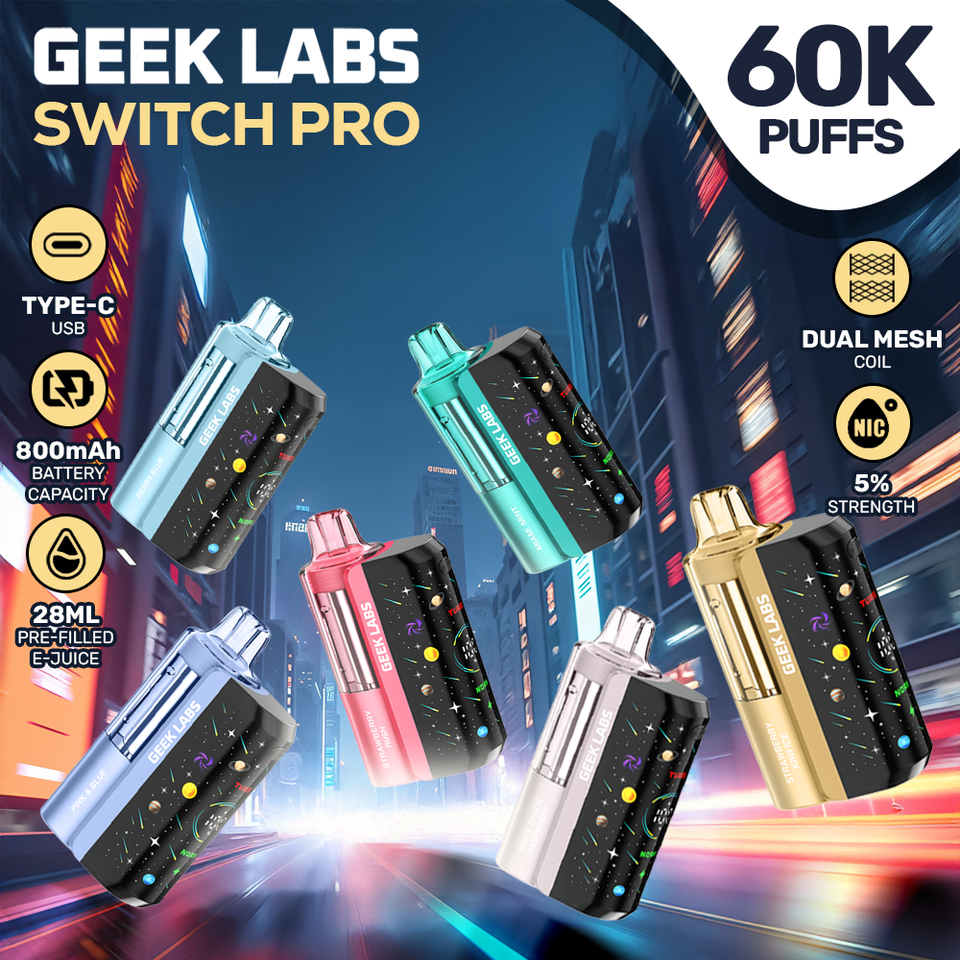 Geek Labs Switch Pro Kit Disposable  60K Puffs