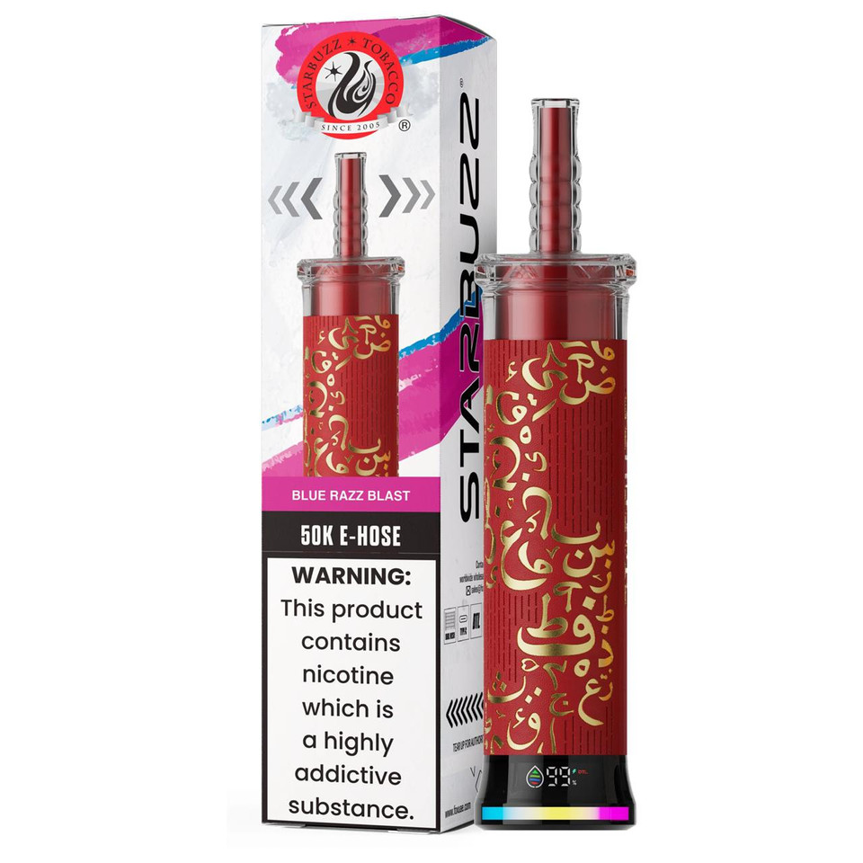 Starbuzz E Hose 50K Puff Disposable Blue Razz Blast