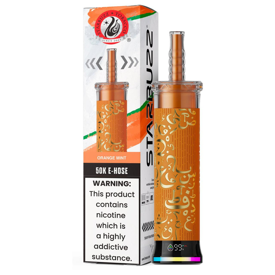 Starbuzz E Hose 50K Puff Disposable Orange Mint