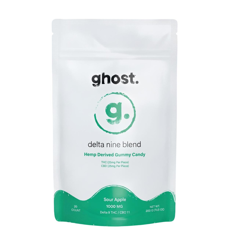 Ghost Delta Nine Blend Gummies 1000MG Sour Apple