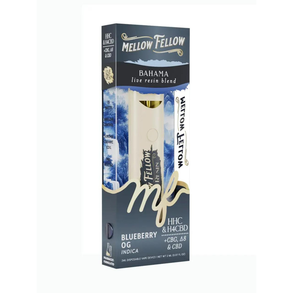 Mellow Fellow Bahama Live Resin Blend Disposable 2ML Mimosa Hybrid