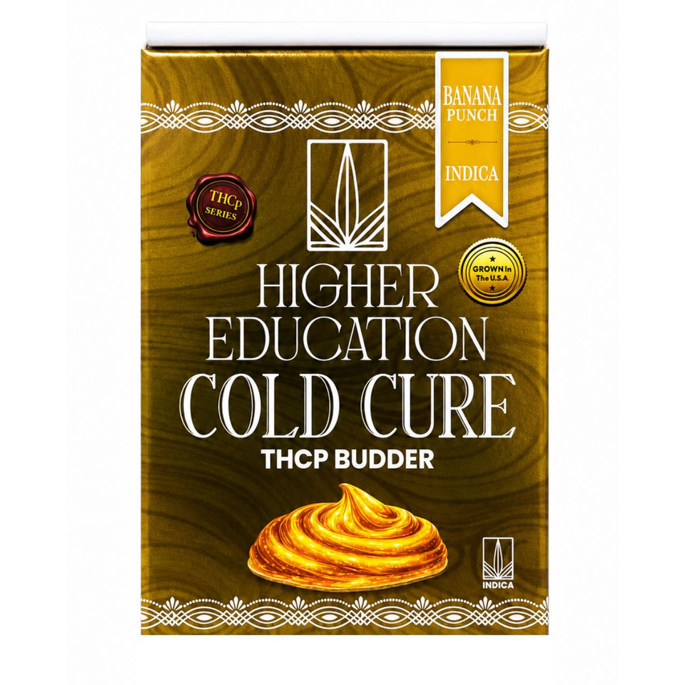 Higher Education Cold Cure THCP Budder 2G Dabs - 1PK Banana Punch Indica