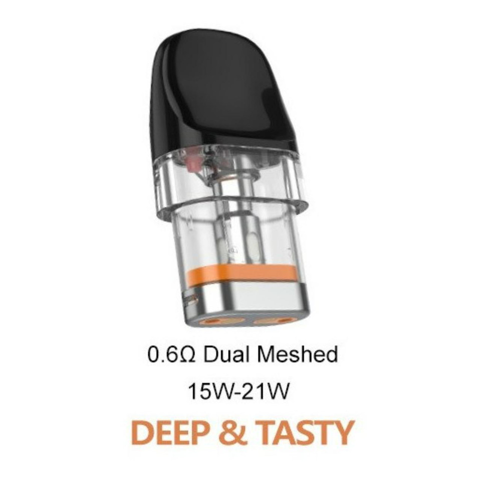 SMOK NOVO SLR 2.0 Replacement Pod Cartridge - 3PK 0.6 OHMS Dual MESH