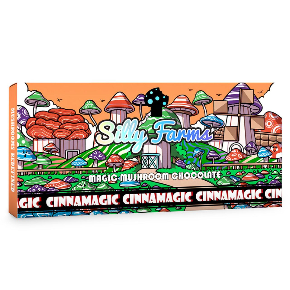 Silly Farms Magic Mushroom Chocolate Bar CinnaMagic