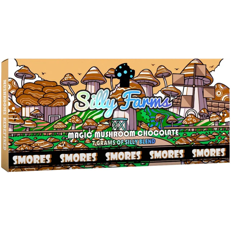 Silly Farms Magic Mushroom Chocolate Bar Smores
