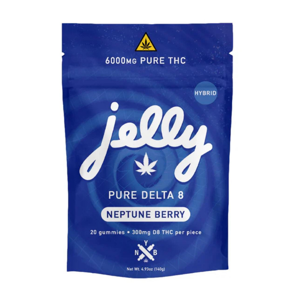 Jelly D8 THC Space Series Gummies 6000MG Neptune Berry Hybrid