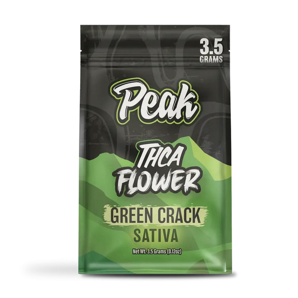 Peak THCA Flower 3.5G Green Crack Sativa