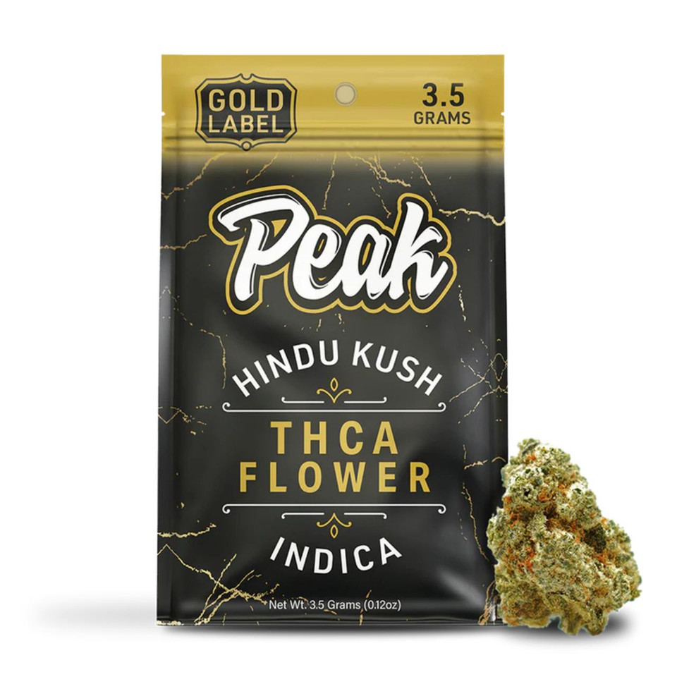 Peak Gold Label THCA Flower 3.5G Hindu Kush Indica