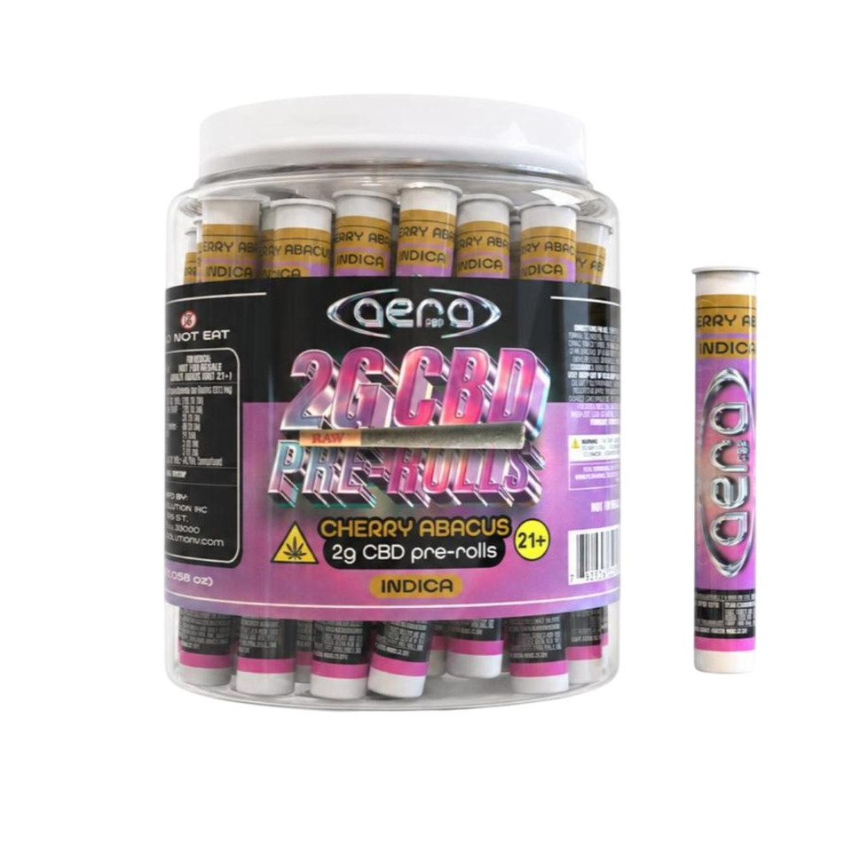 AERA CBD PreRolls 2G-30CT Cherry Abacus Indica