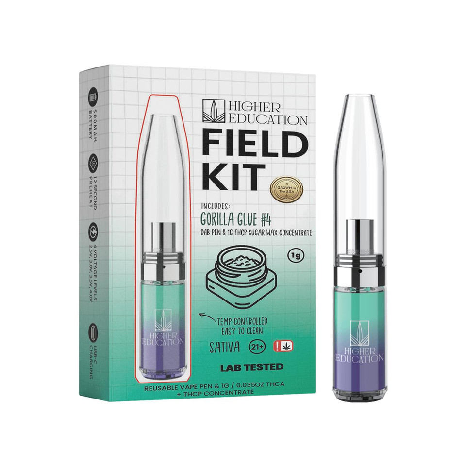 Higher Education Field Kit Vape Pen & Budder 1G Gorilla Glue #4 Sativa