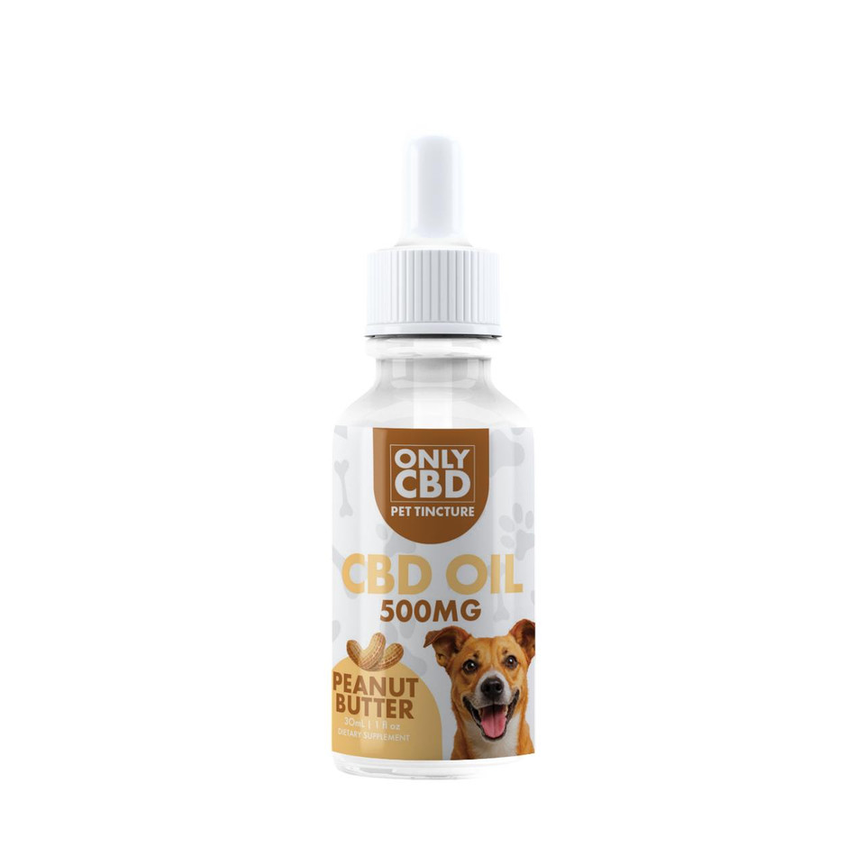Only CBD Pets Tinctures 500MG Peanut Butter
