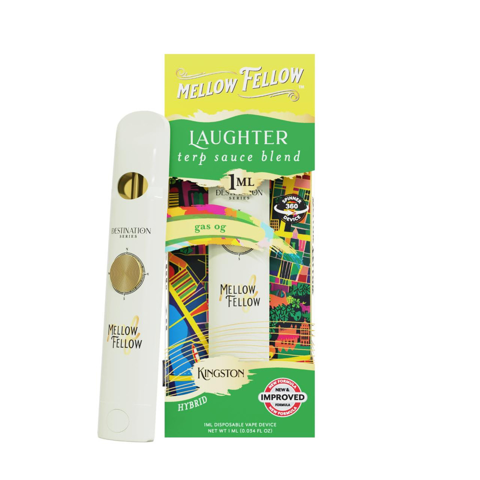 Mellow Fellow Terp Sauce Spinners Blend Disposable 1ML Gas OG Hybrid