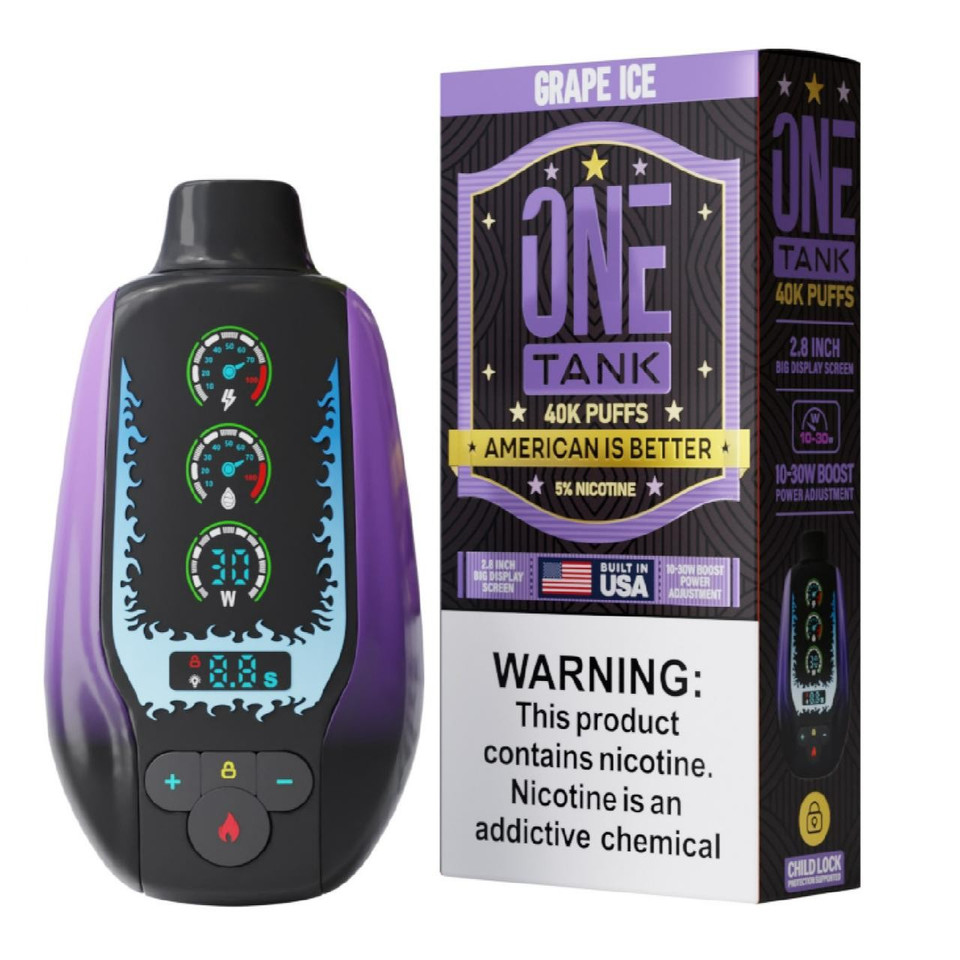 One Tank 40K Puff Disposable Grape Ice