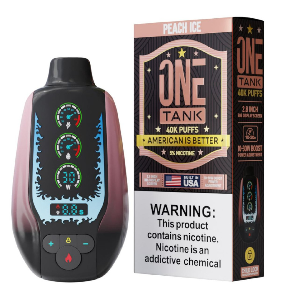 One Tank 40K Puff Disposable Peach Ice