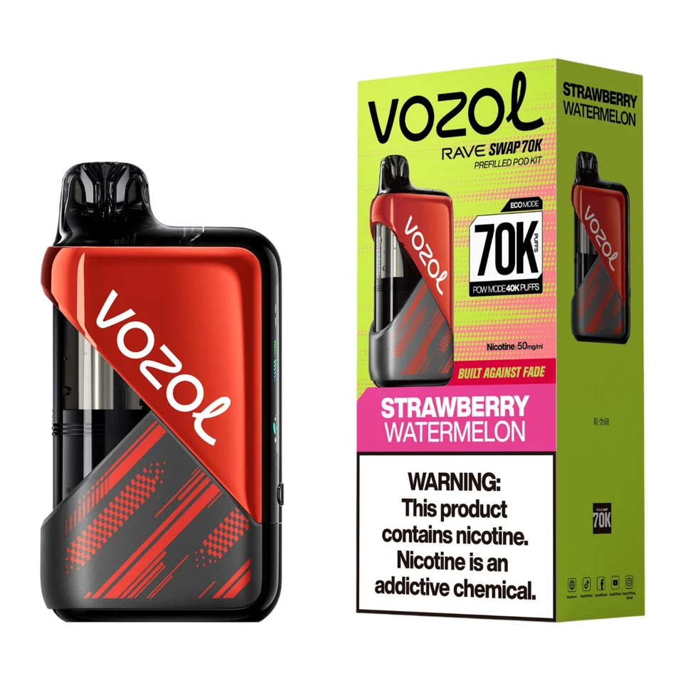 Vozol Rave Swap 70K Puff Disposable Strawberry Watermelon