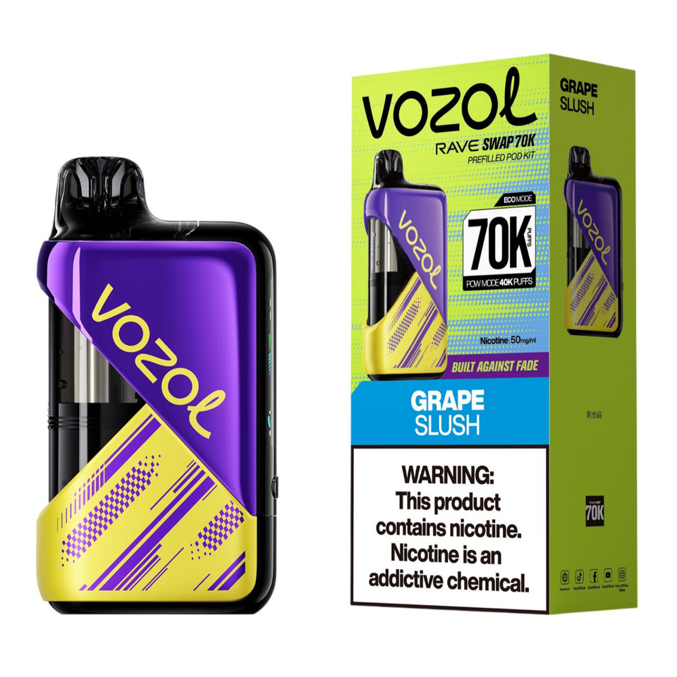 Vozol Rave Swap 70K Puff Disposable Grape slush