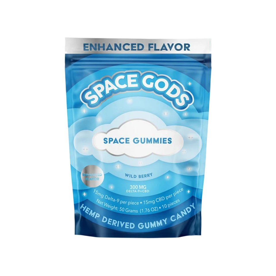 Space Gods D9 CBD Space Gummies 300MG Wild Berry