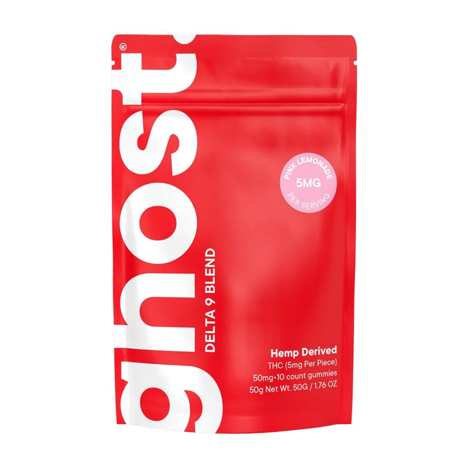 Ghost Wellness Blend Delta-9 Gummies 50MG - 10CT Pine Lemonade