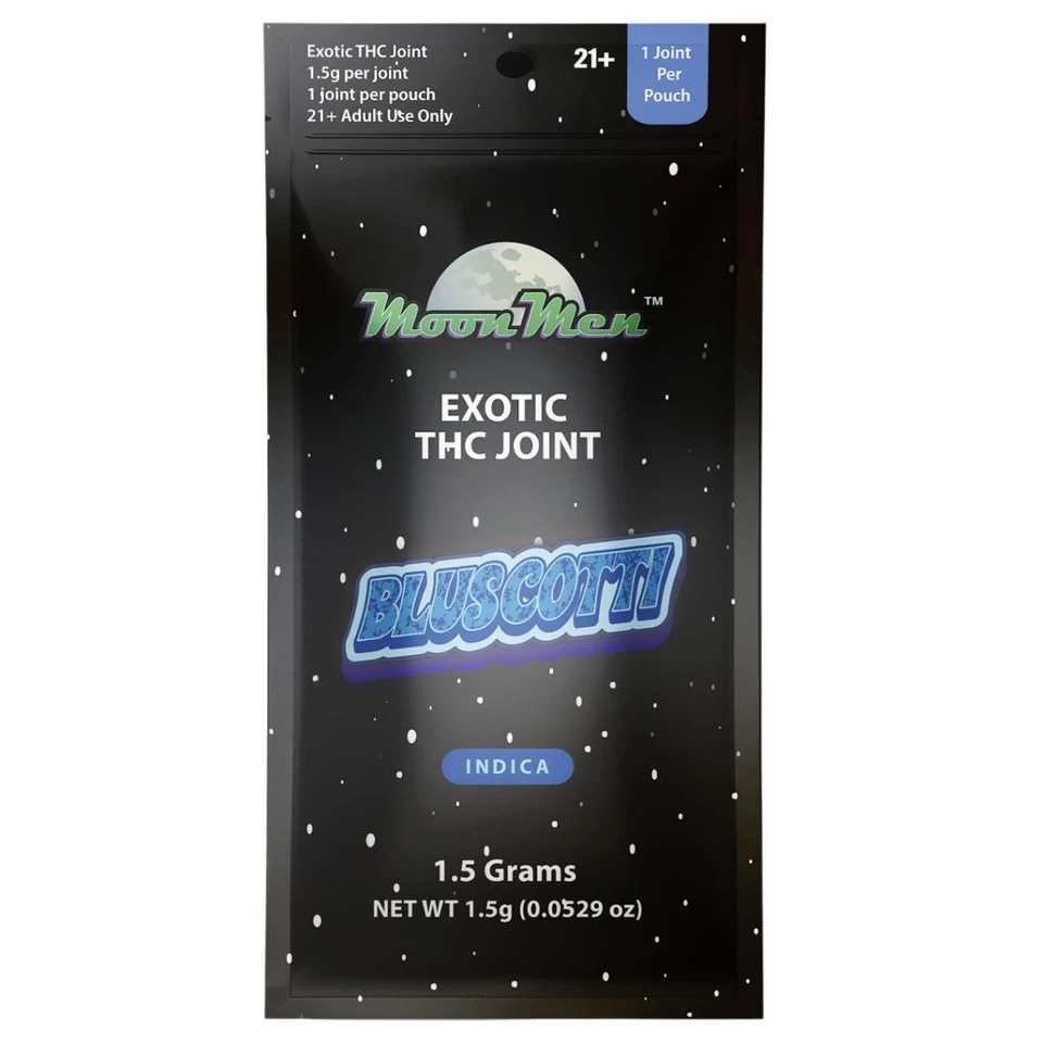 Moon Men Exotic THC Joint 1.5G 1PK-8CT Bluscotti