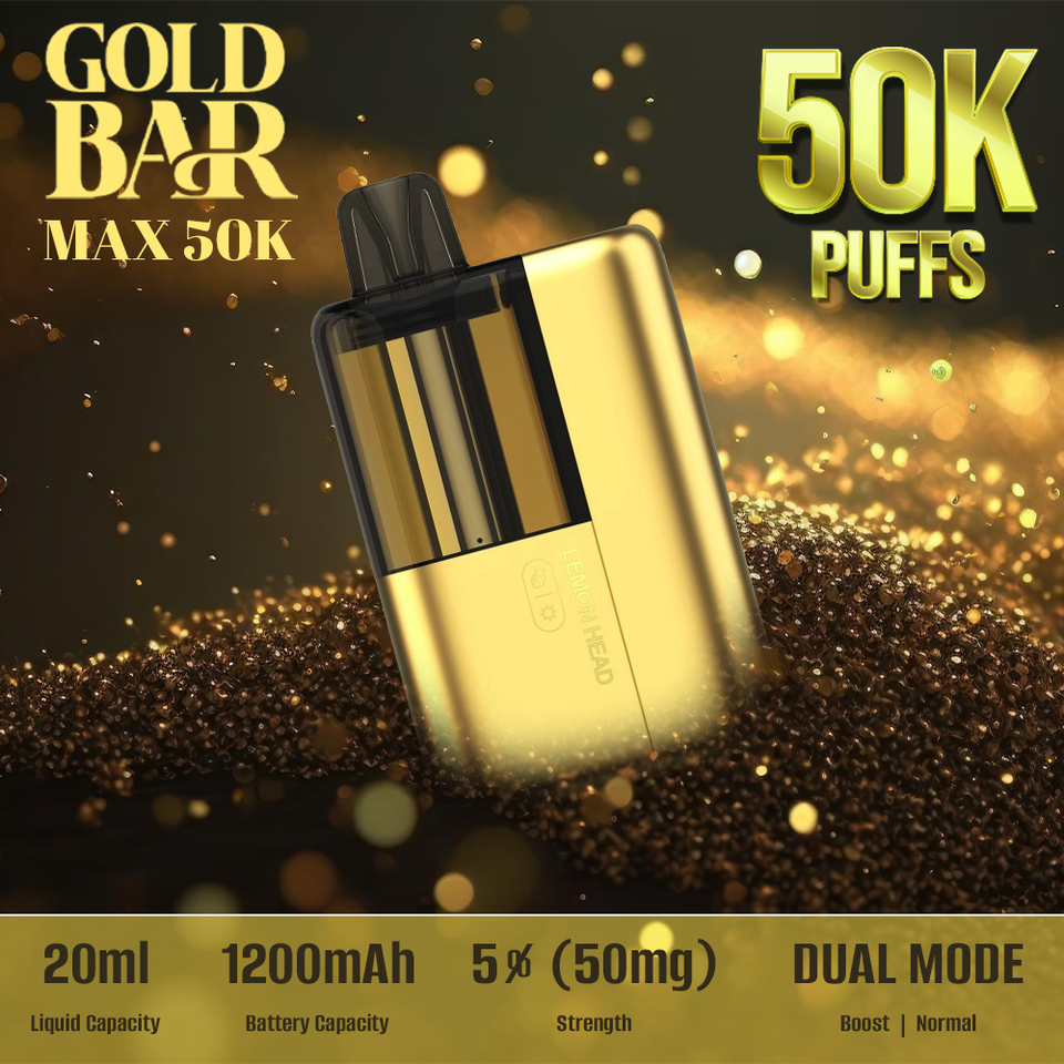 Gold Bar Max 50K Puff Disposable
