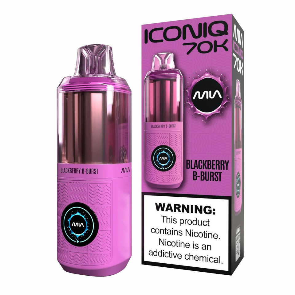 MIA Iconiq 70K Puff Disposable Blackberry B-Burst