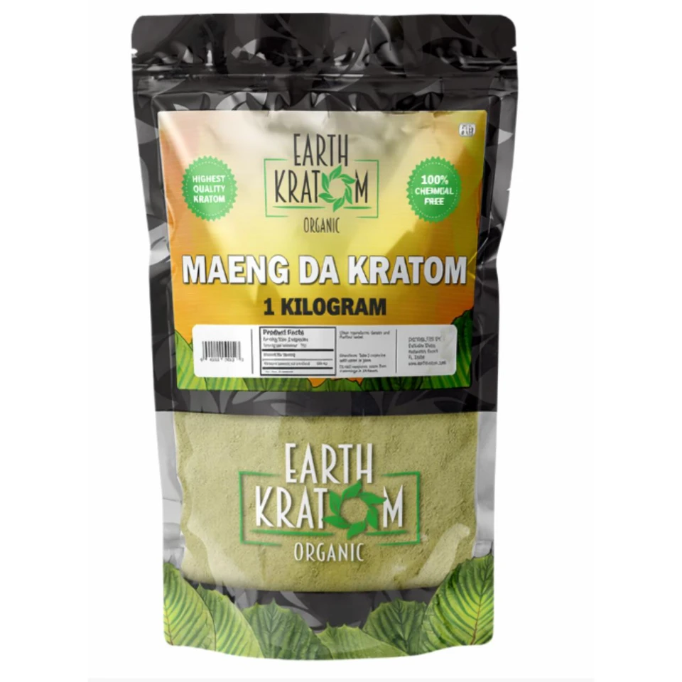 Earth Kratom Powder 1000G Maeng Da