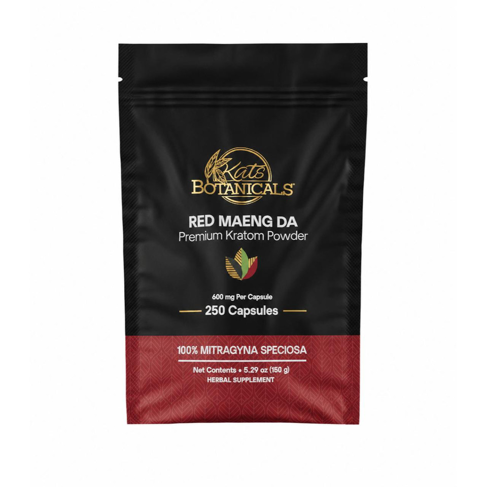 Kats Kratom Capsules 250CT Red Maeng Da