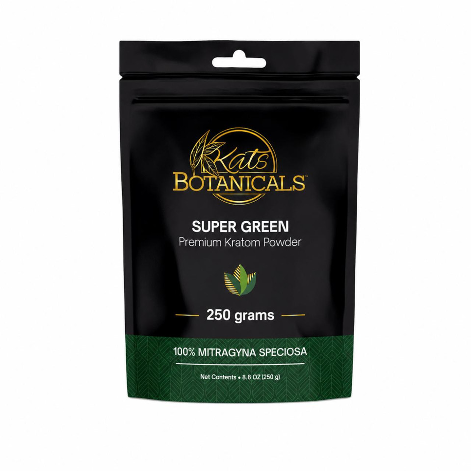 Kats Kratom Powder 250G Super Green