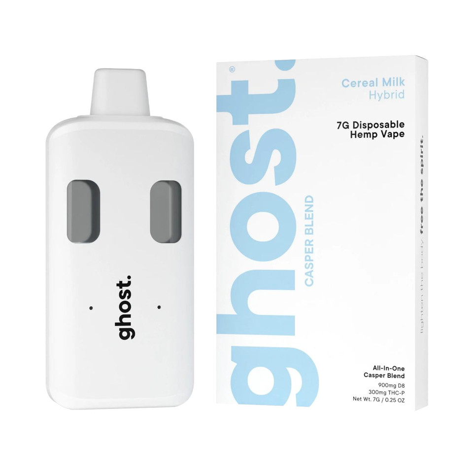 Ghost Casper Blend All-In-One Slide Piece Disposable - 7G Cereal Milk Hybrid