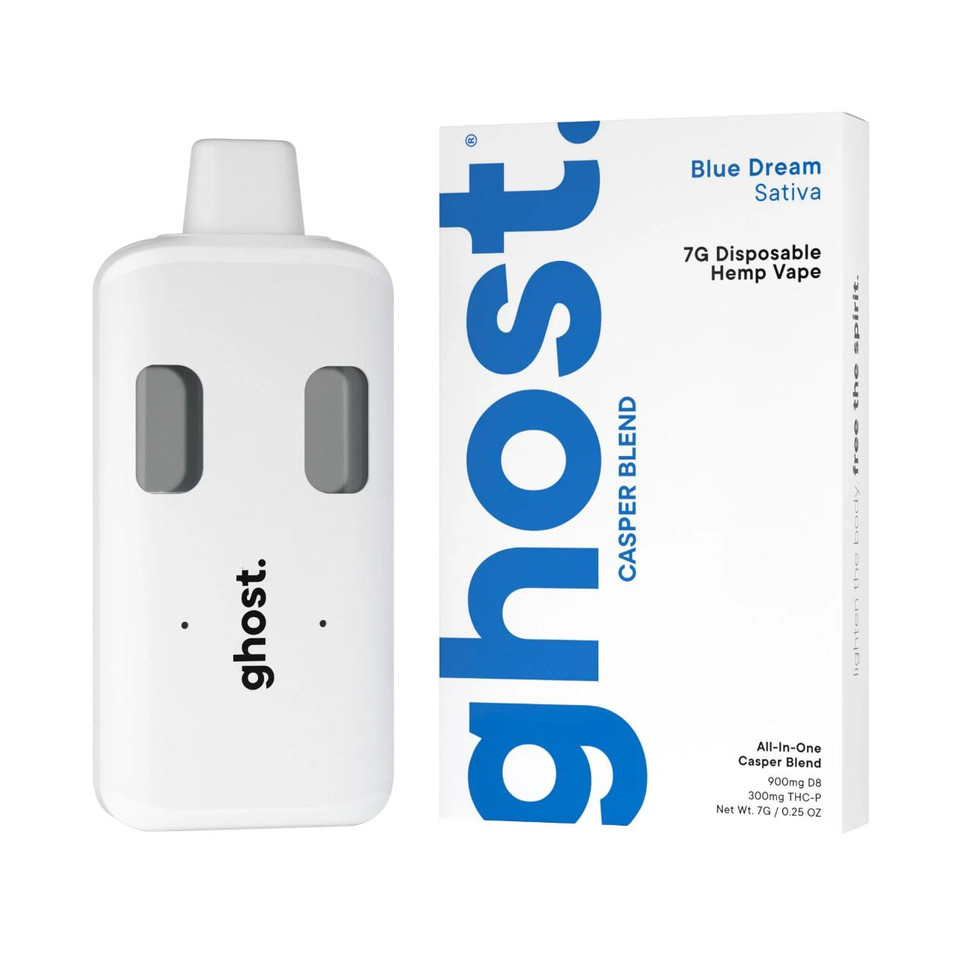 Ghost Casper Blend All-In-One Slide Piece Disposable - 7G Blue Dream Sativa