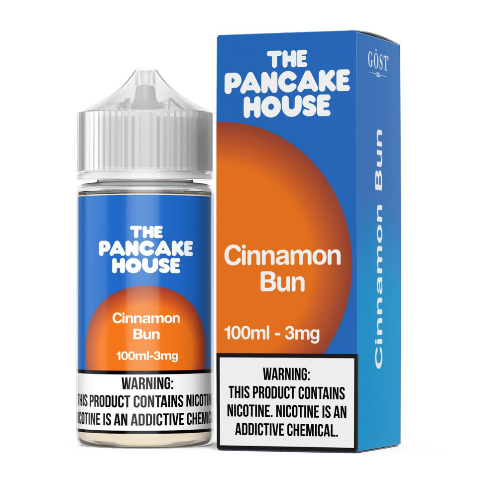 The Pancake House Cinnamon Bun 100ml E-Juice 3mg