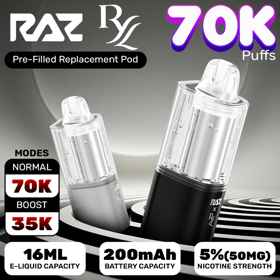 RAZ x RYL VUE Pre-filled Replacement Pod 70K Puffs