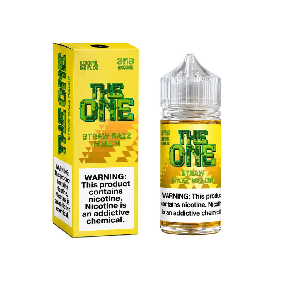 The One Straw Razz Melon 100ml E-Juice 3mg