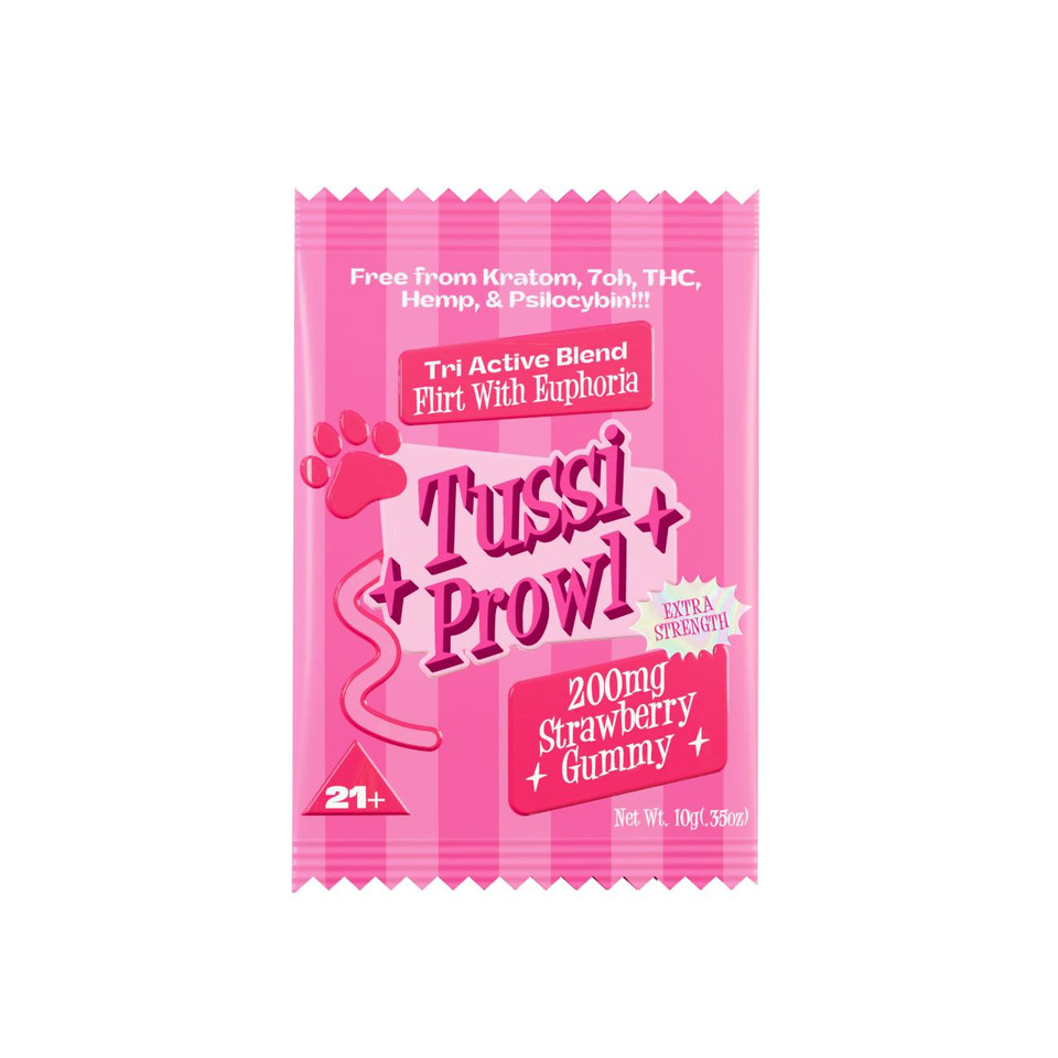Tussi Prowl Euphoria Extra Strength Blend Gummies 4000MG -20CT Strawberry