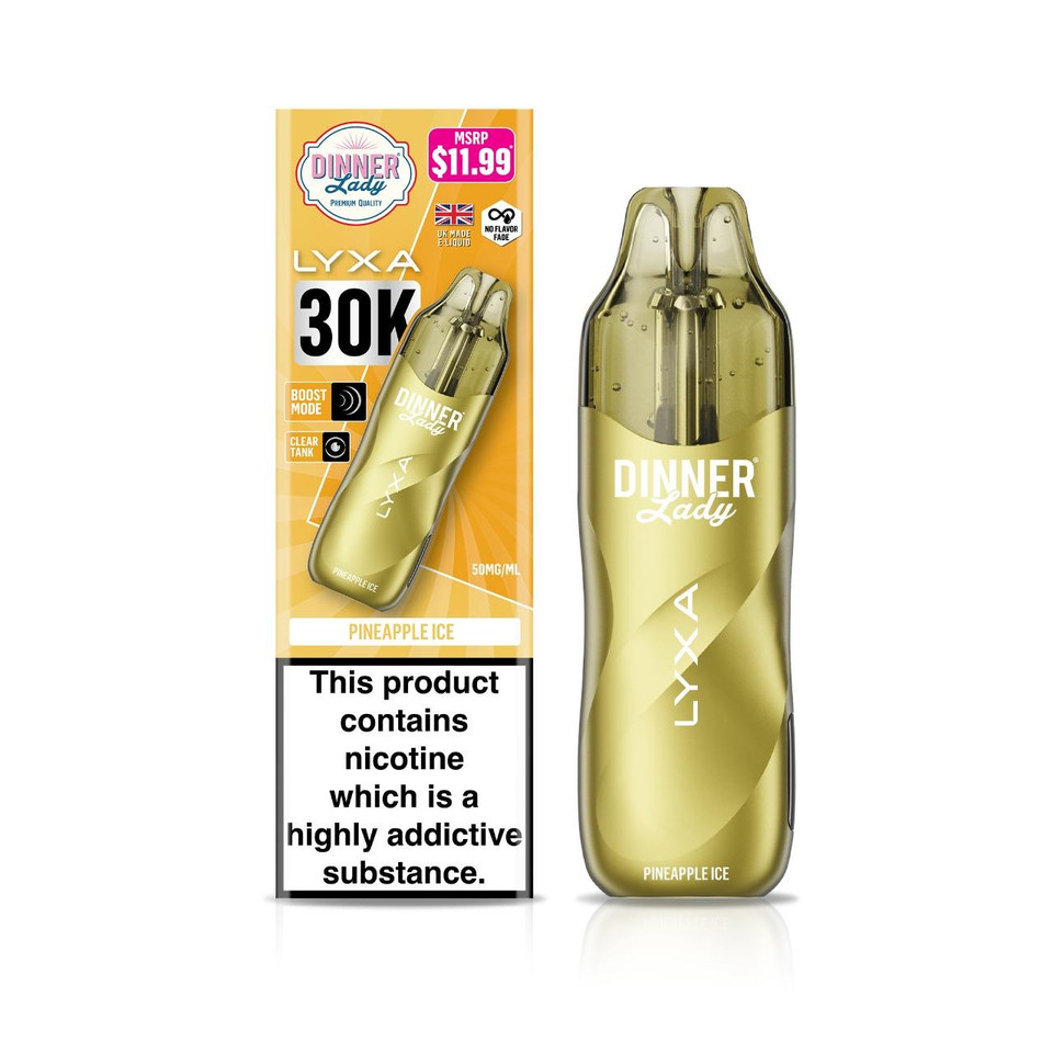 Dinner Lady LYXA 30K Puff Disposable Pineapple Ice