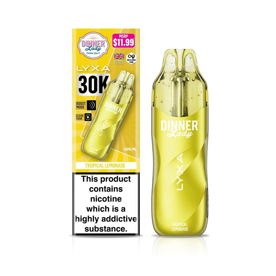 Dinner Lady LYXA 30K Puff Disposable Tropical Lemonade
