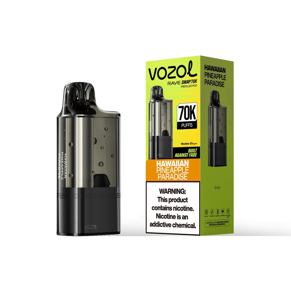 Vozol Rave Swap 70K Puff Pre-filled Replacement Pod - 1PK Hawaiian Pineapple Paradise