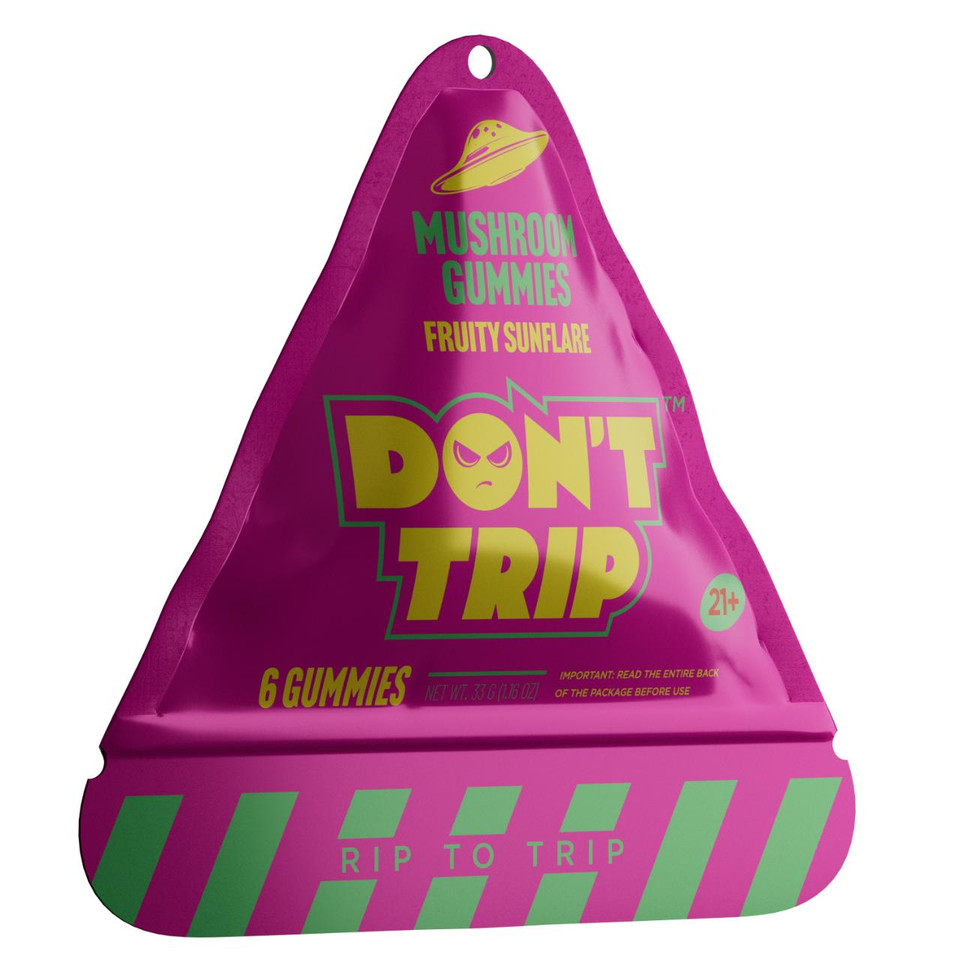 Dozo Dont Trip Mushroom Gummies 6CT Fruity Sunflare