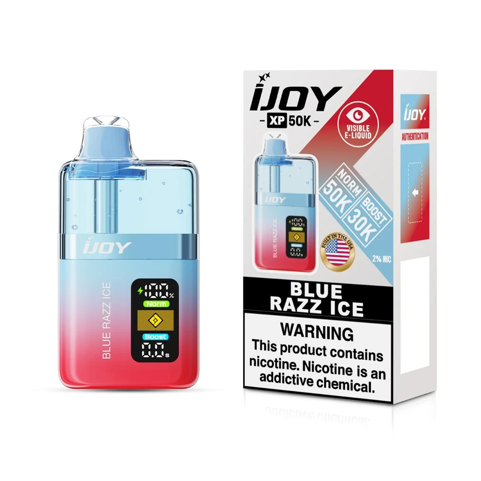 IJoy XP50000 Puff 20MG Disposable BLUE RAZZ ICE