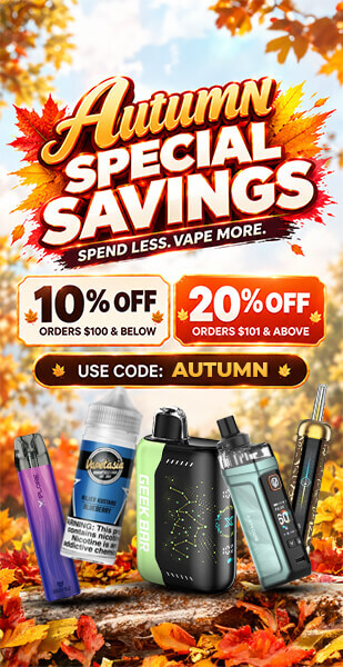 AUTUMN SPECIAL SAVINGS - 20% OFF | Use Code: AUTUMN