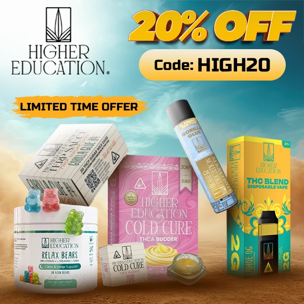 20% off Higher Education | Use Code: HIGH20