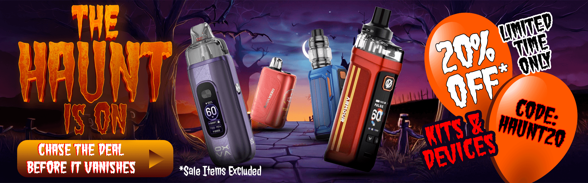 Get 20% off on Kits & Devices