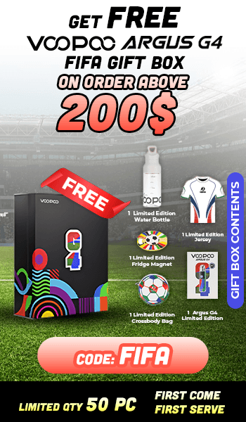 GET - VOOPOO Argus G4 FIFA Gift Box FREE on $200