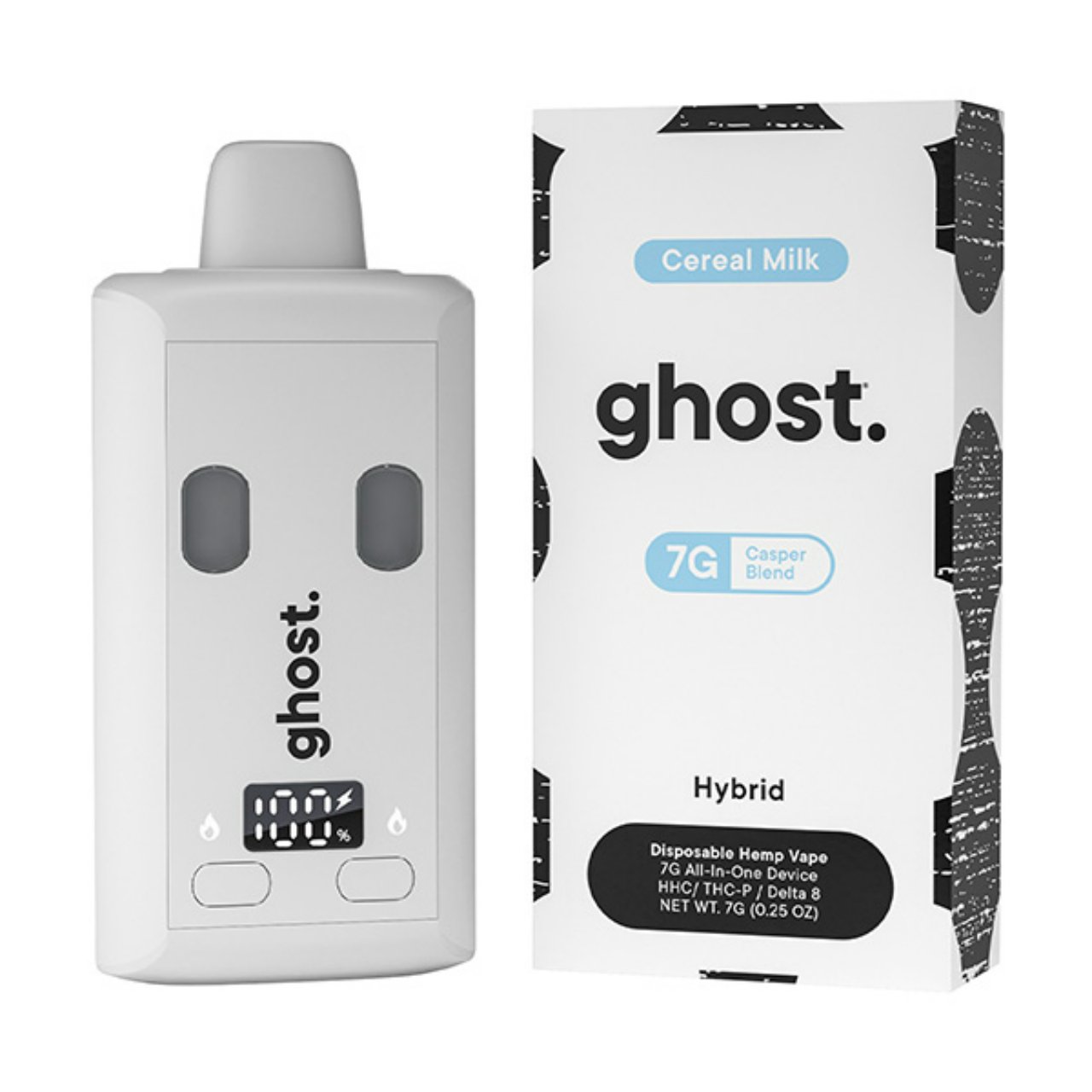 Buy Ghost Casper Blend D8 HHC THC-P Disposable (7G) | 1PK