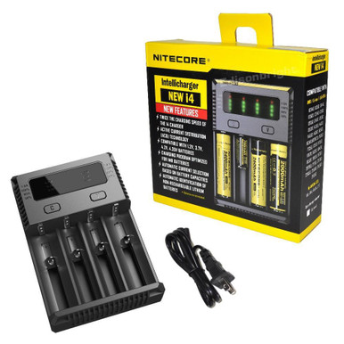 18650 Batteries Nitecore Intellicharge I4 V2 Universal 4 Channel Li Ion/Ni Cd/Ni Mh Universal Battery Charger - 8