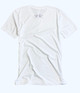 Back view of white School Bus T-shirt with graffiti styled IMITF logo & bus design with IMITF locker tag logo at upper back