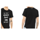 Front and back view of IMITF Script T-shirt