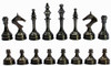 BRASS CHESS PIECES SET