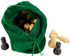 Two CHESS PIECES BAG